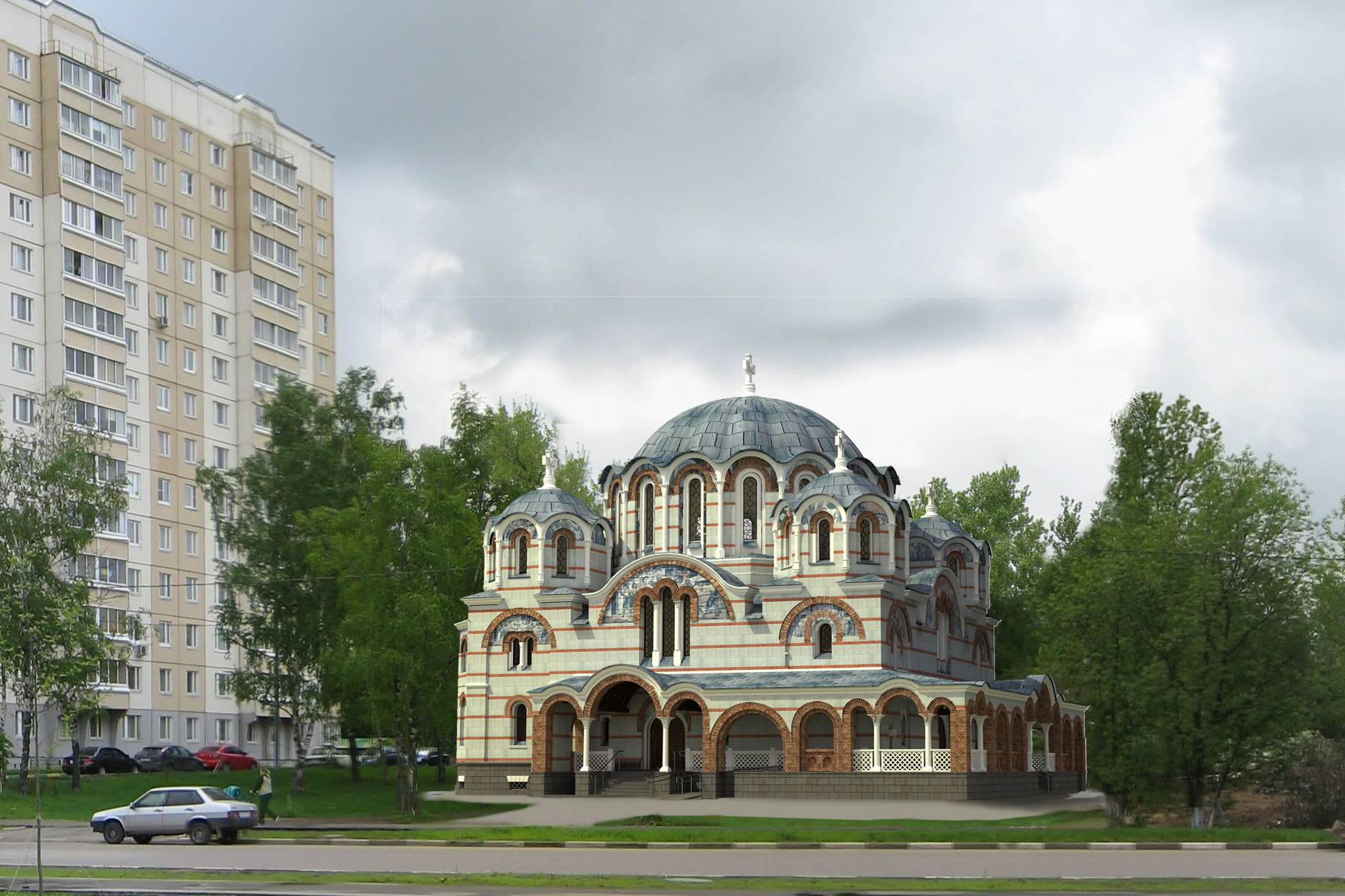 Храм Богоматери воспитание Некрасовка